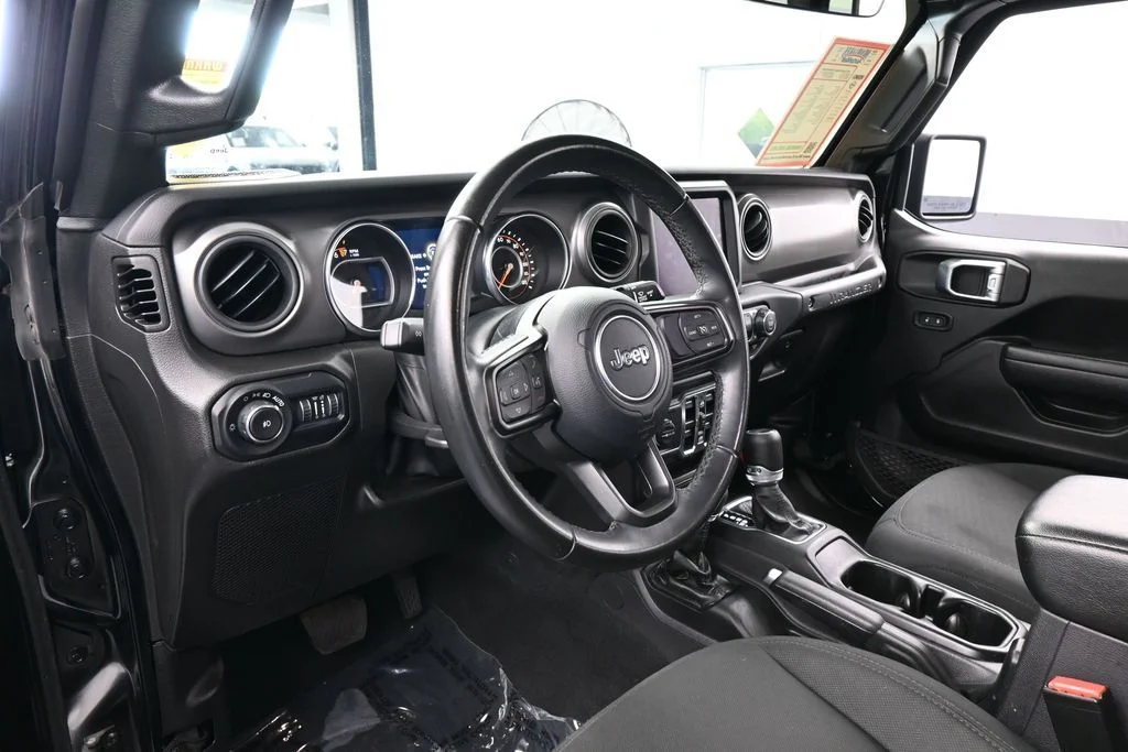Used 2022 Black Clearcoat Jeep Unlimited Sport image 10