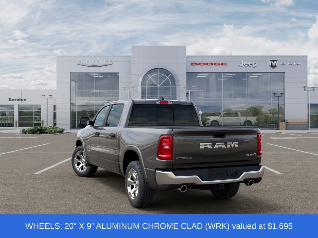 New 2026 Granite Crystal Metallic Clear-Coat Exterior Paint RAM Big Horn/Lone Star image 3
