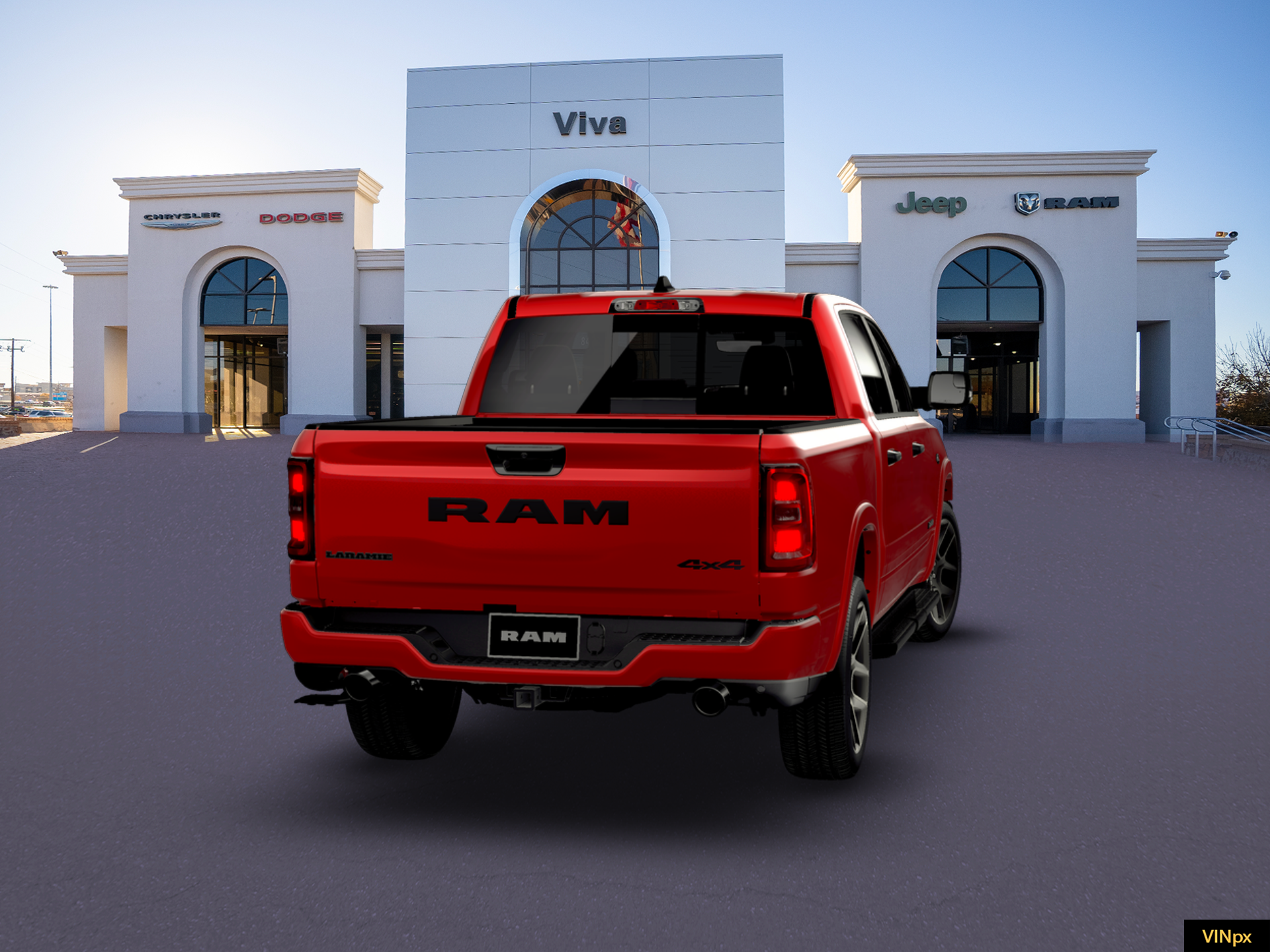 New 2026 Molten Red Pearl-Coat Exterior Paint RAM LARAMIE image 26