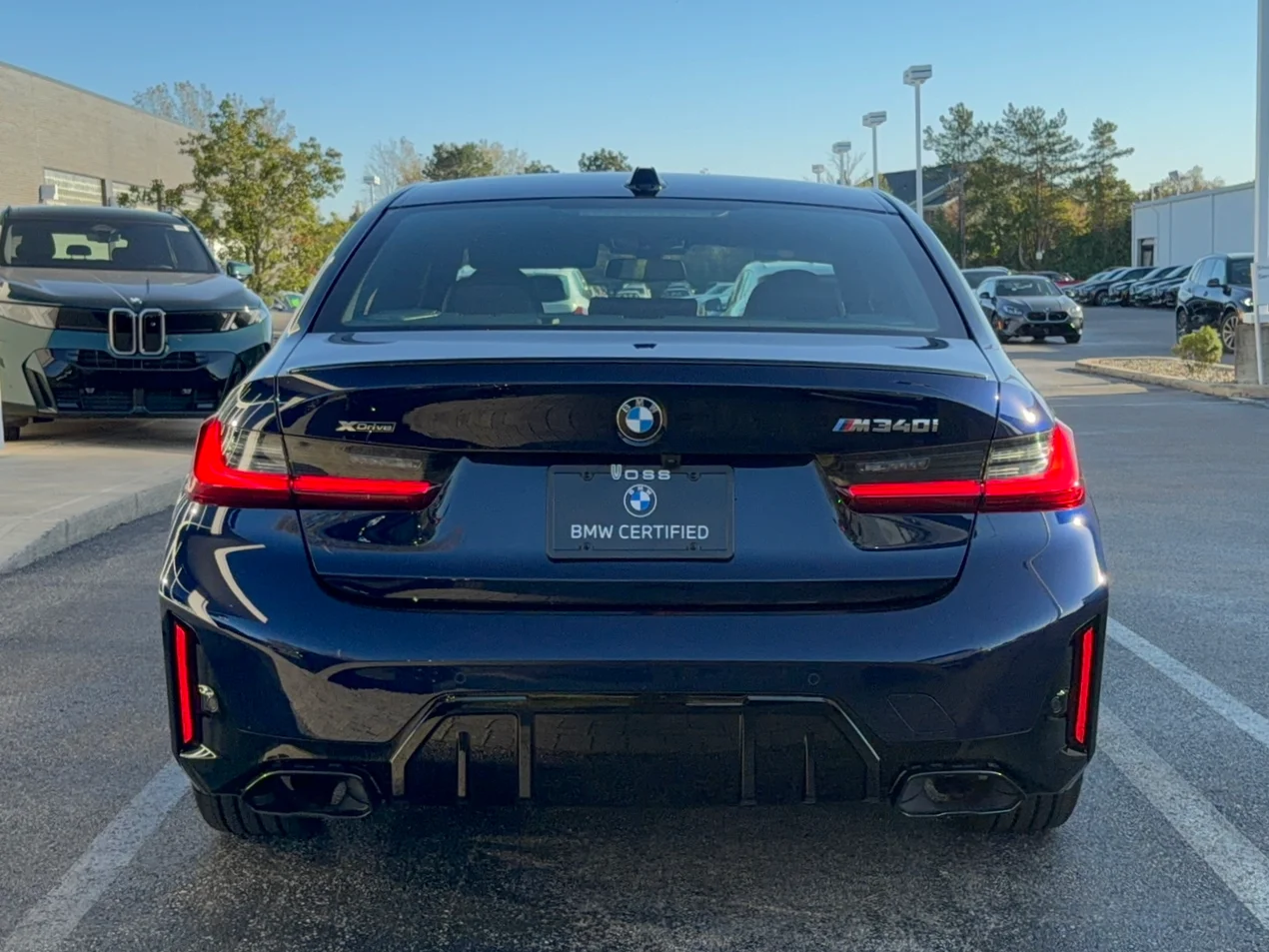 Certified Used 2025 Tanzanite Blue II Metallic BMW M340i xDrive image 4