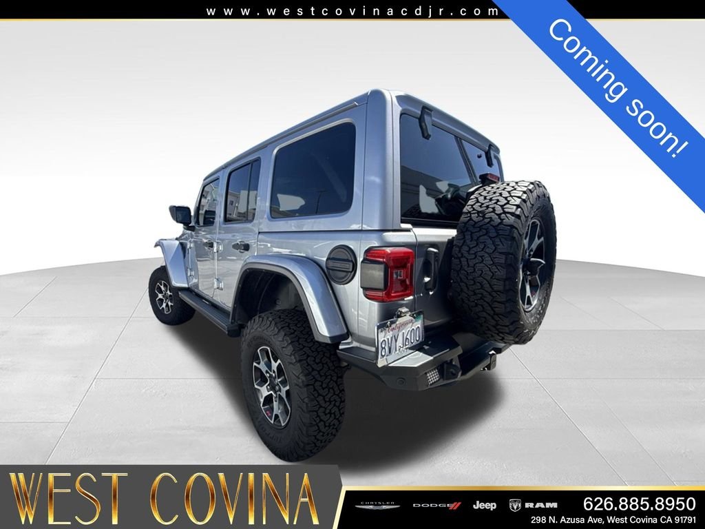 Used 2021 Silver Jeep Unlimited Rubicon image 5