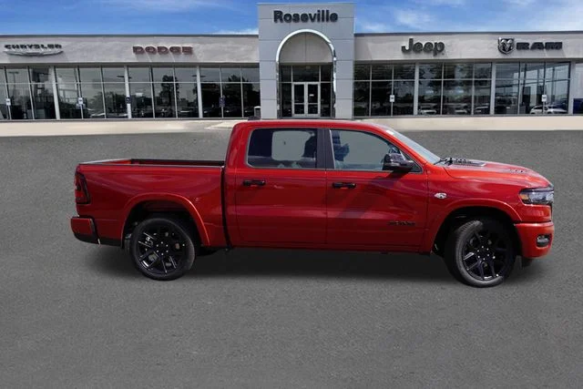 New 2026 Molten Red Pearl-Coat Exterior Paint RAM Laramie image 2
