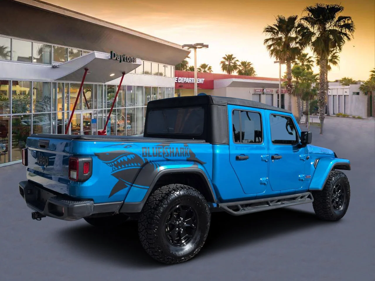 Used 2023 Blue Pearl Jeep Willys image 3