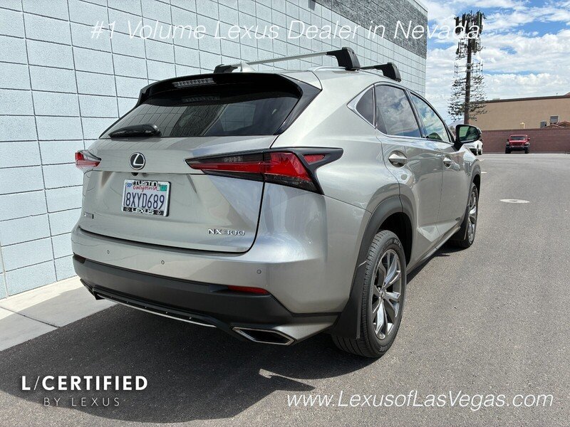 Certified Used 2021 Silver Lexus 300 F Sport image 3