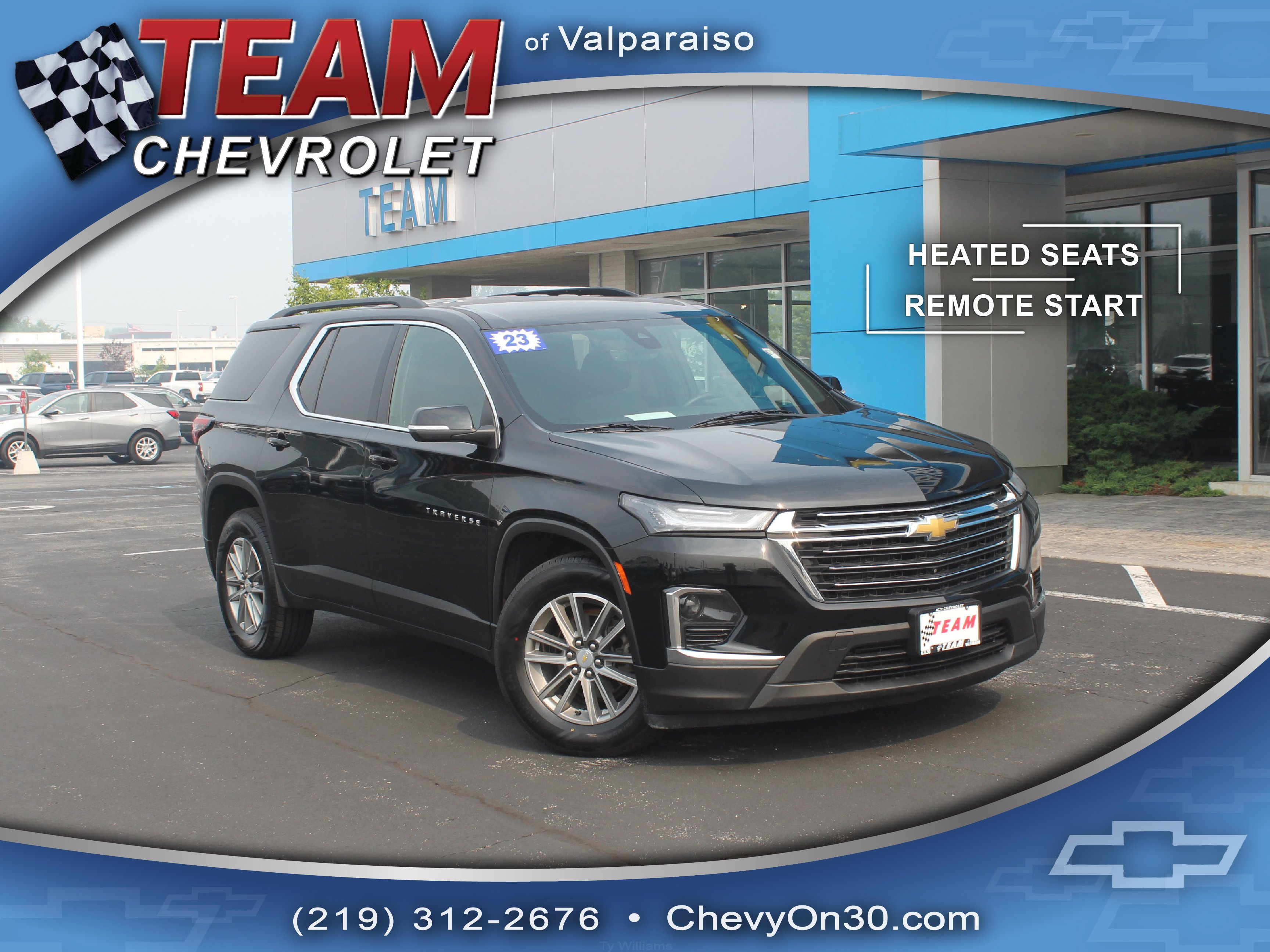 Used 2023 Mosaic Black Metallic Chevrolet LT Cloth image 1