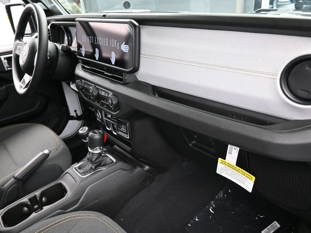 Used 2025 Bright White Clearcoat Jeep Sport image 39