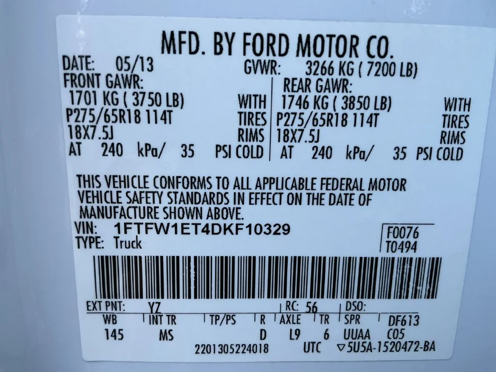 Used 2013 White Ford XLT image 30
