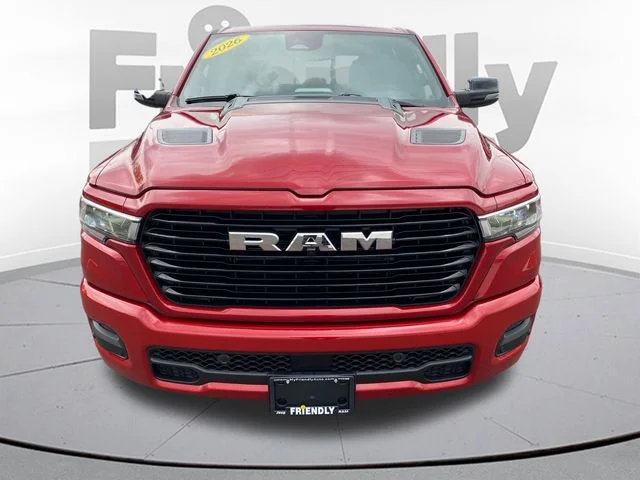 New 2026 Molten Red Pearl-Coat Exterior Paint RAM Laramie image 8