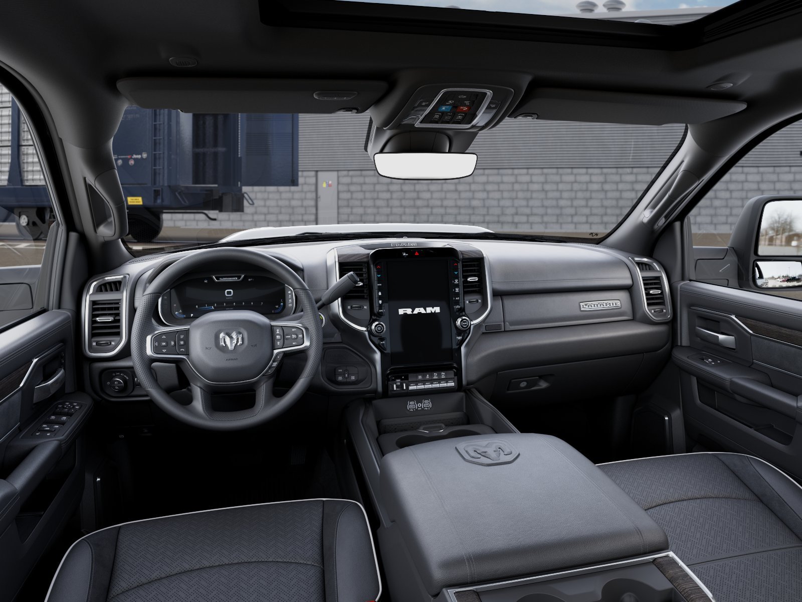 New 2027 Bright White Clearcoat RAM Laramie image 8