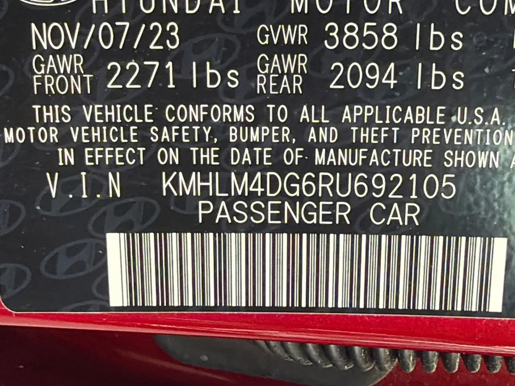 Used 2024 Red Hyundai SEL image 31