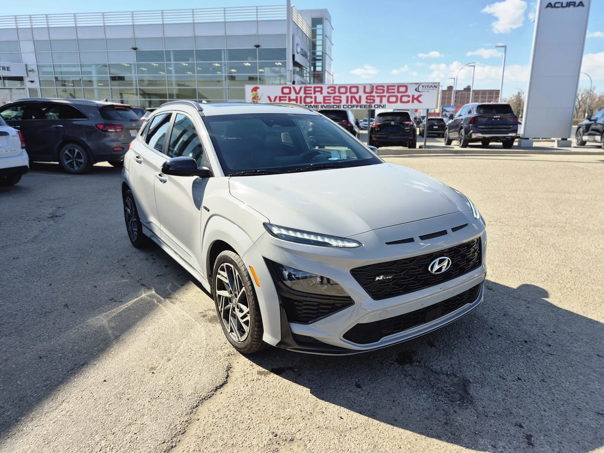 Certified Used 2023 Cyber Grey Hyundai N-Line Ultimate AWD*Adapt Cruise | Remote Start | Nav | HUD | Cooled Leather | Sunroof | Htd Wheel image 5
