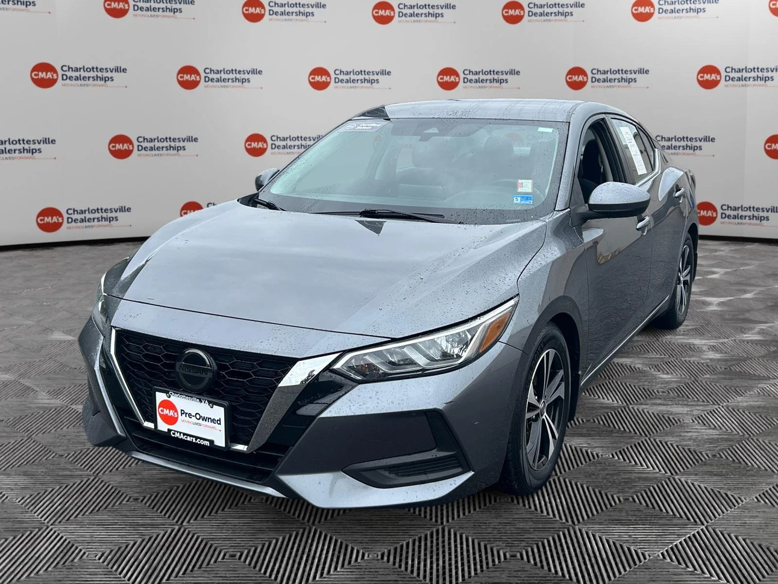 Used 2021 Gun Metallic Nissan SV image 1