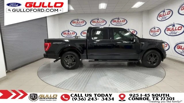 Certified Used 2022 Black Metallic Ford XLT image 9