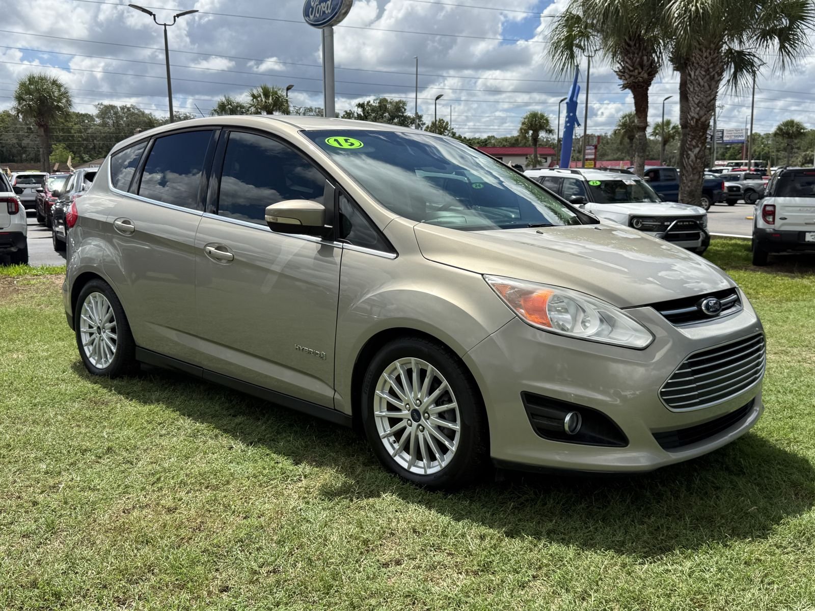 Used 2015 Ford C-Max SEL with VIN 1FADP5BU1FL112569 for sale in Spring Hill, FL