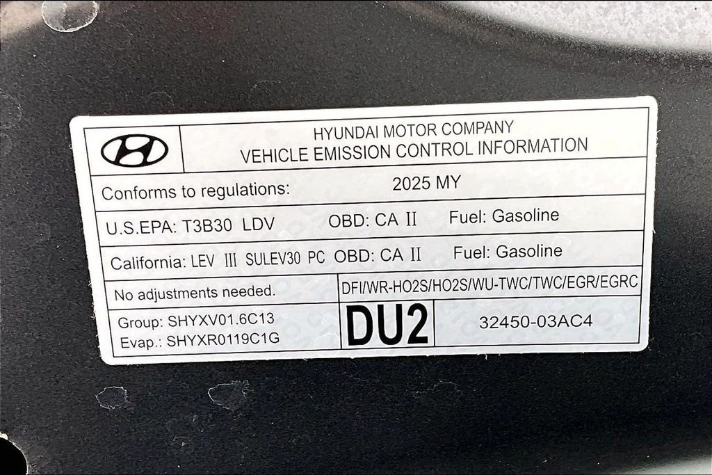 Certified Used 2025 Black Hyundai SEL Sport image 35