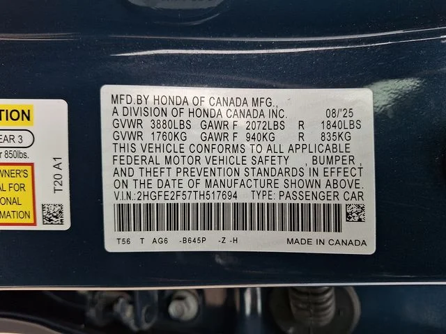 Used 2026 Blue Honda Sport image 27