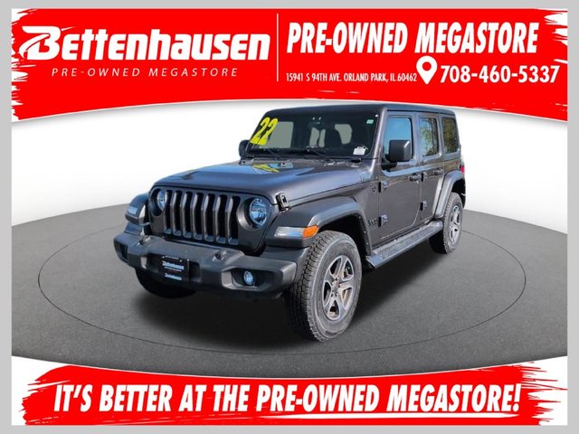 Certified Pre-Owned 2022 Jeep Wrangler Unlimited Sport S 4WD