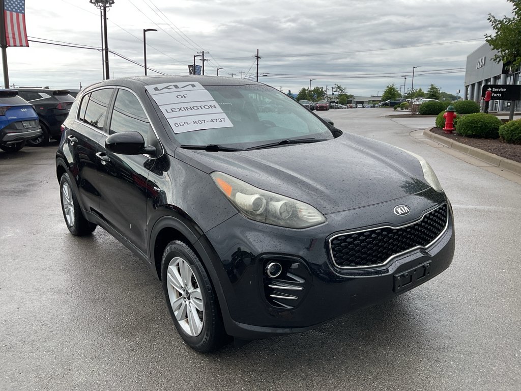 Used 2018 Black Cherry Kia LX image 2