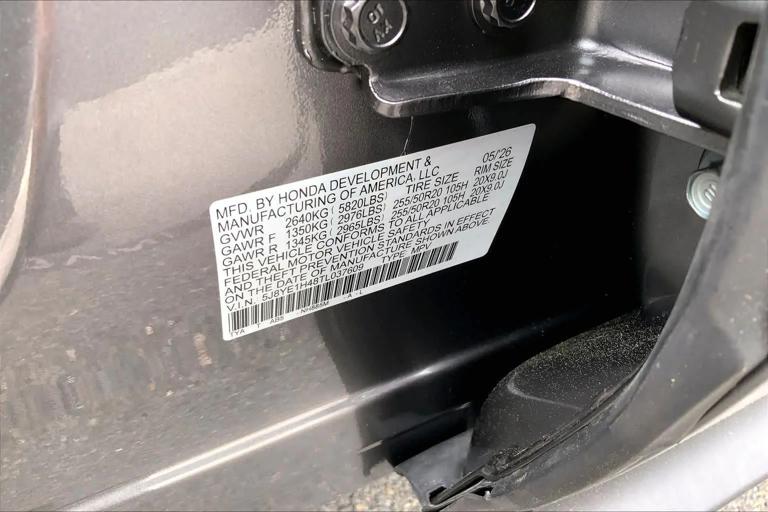 New 2026 Liquid Carbon Metallic Acura With Technology Package image 13