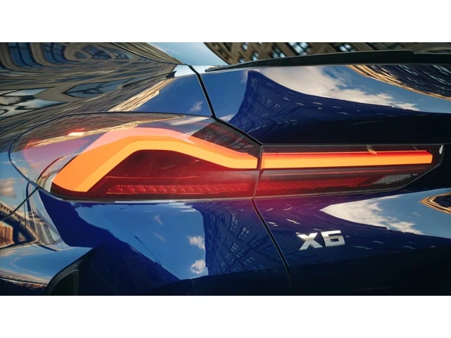 New 2027 Tanzanite Blue II Metallic BMW X6 M60i image 8