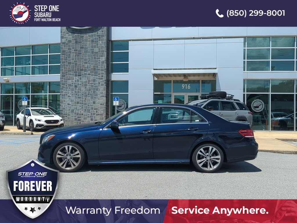 Used 2016 Blue Mercedes-Benz E 350 image 4