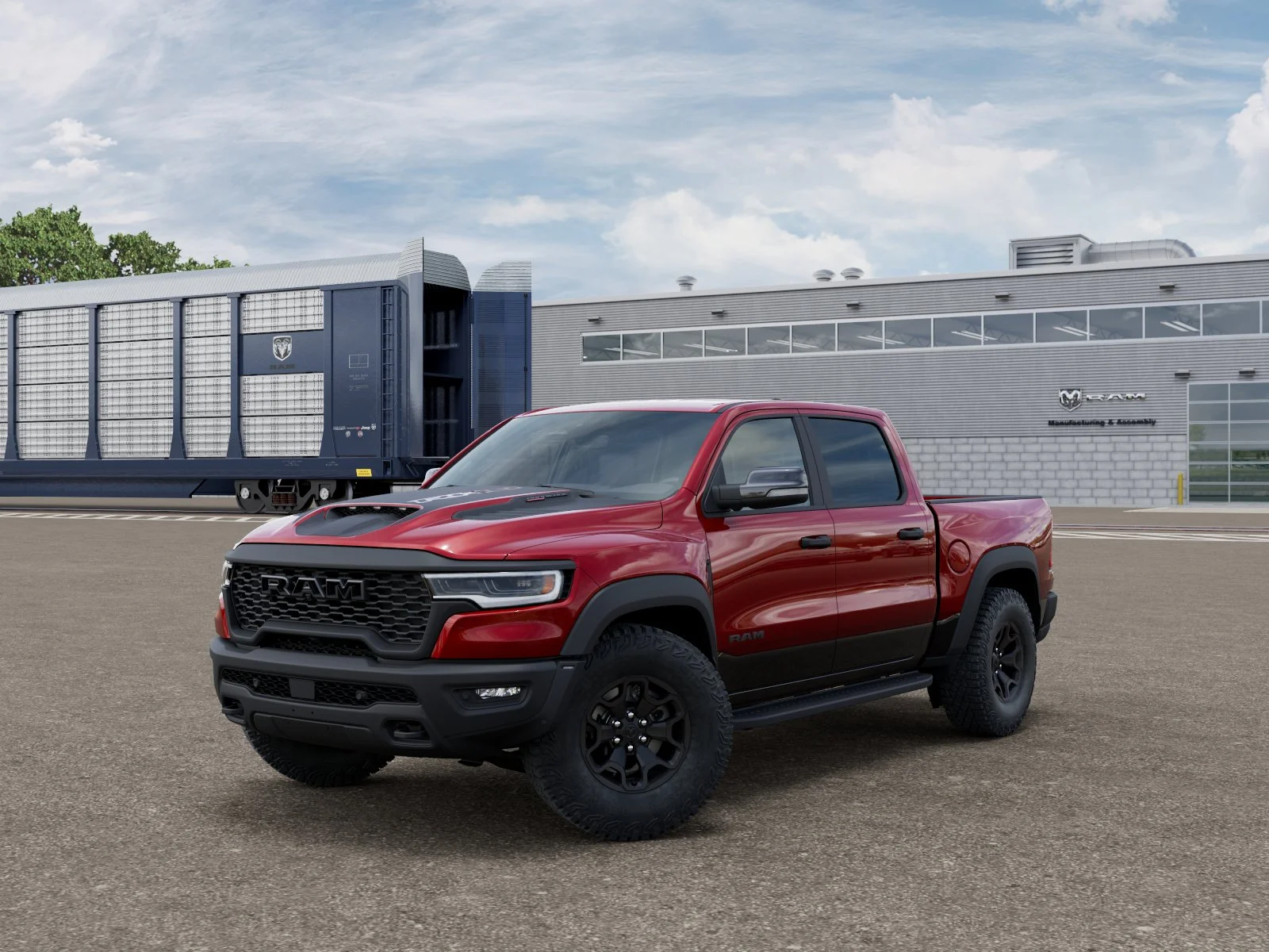 New 2026 Molten Red Pearl-Coat Exterior Paint RAM RHO image 27