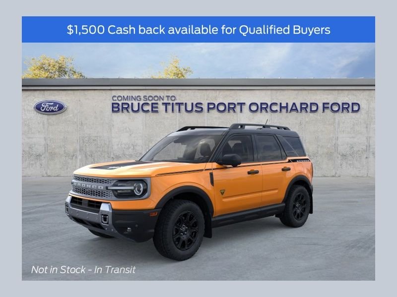 New 2026 Orange Ford Badlands image 1