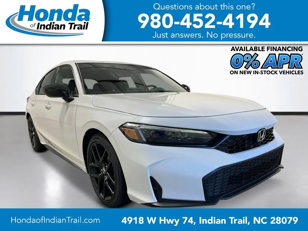 New 2026 Platinum White Pearl Honda Sport image 1