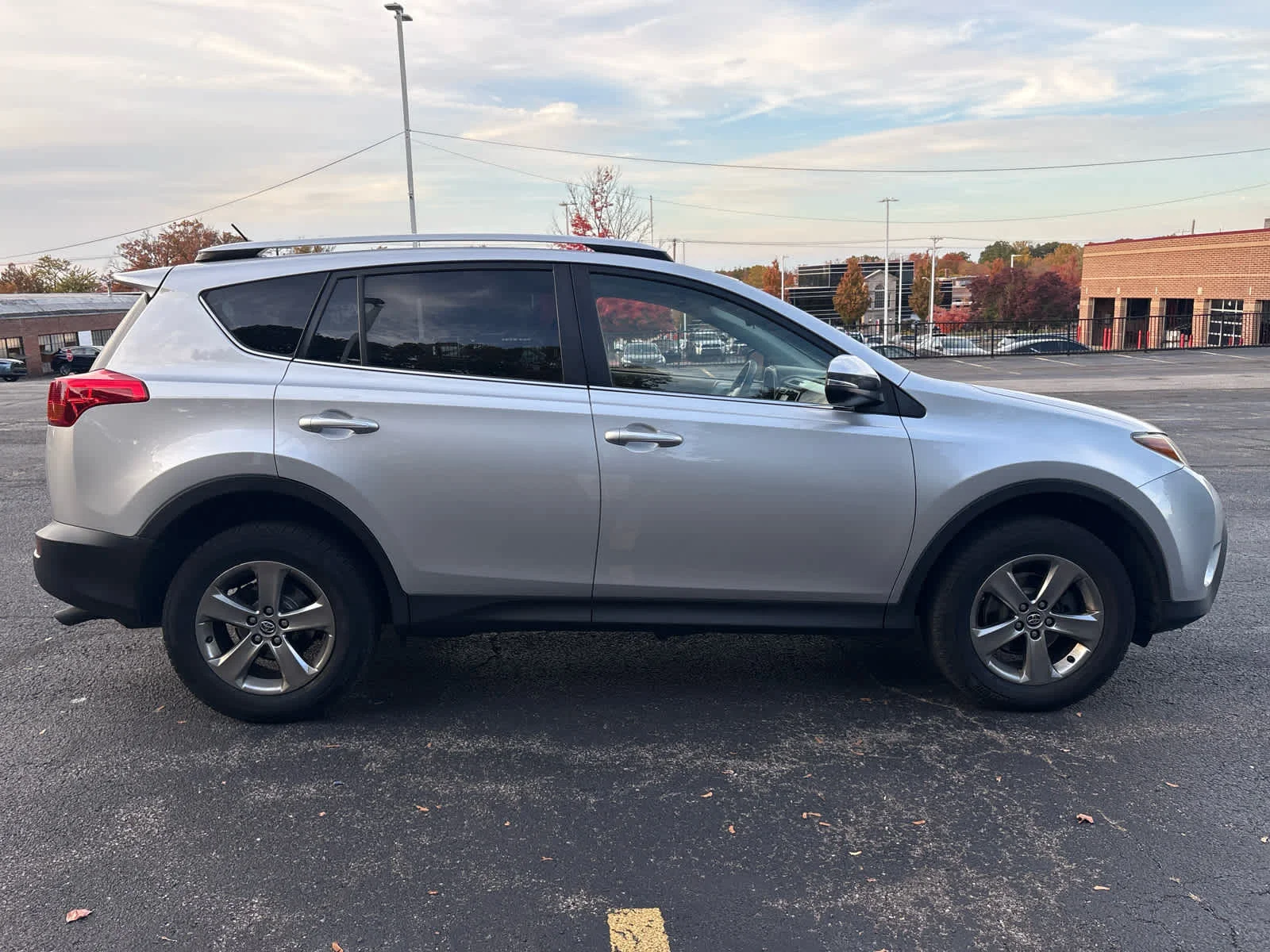 Used 2015 Classic Silver Metallic Toyota XLE image 15
