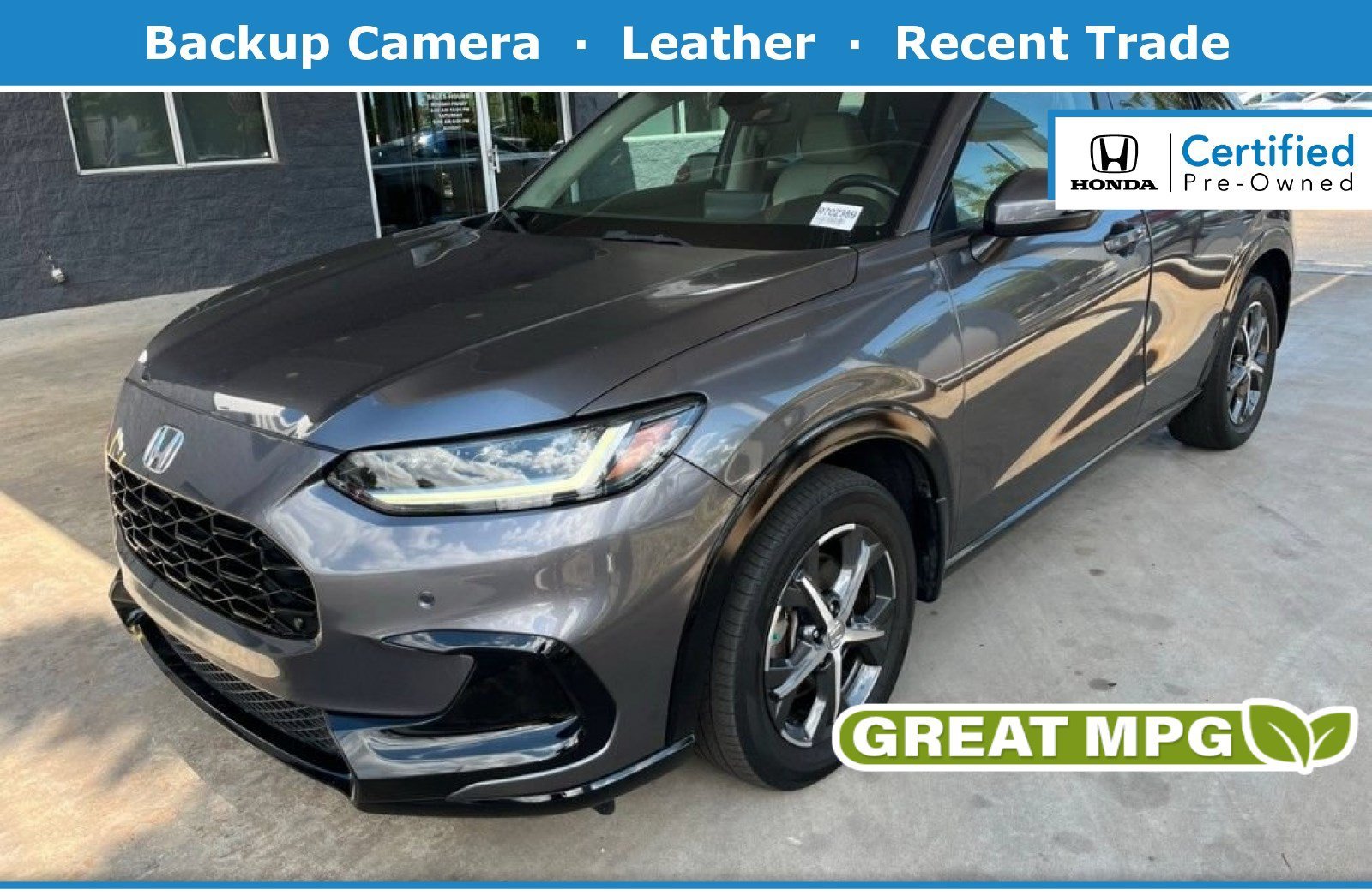 Certified Used 2023 Modern Steel Metallic Honda EX-L image 1
