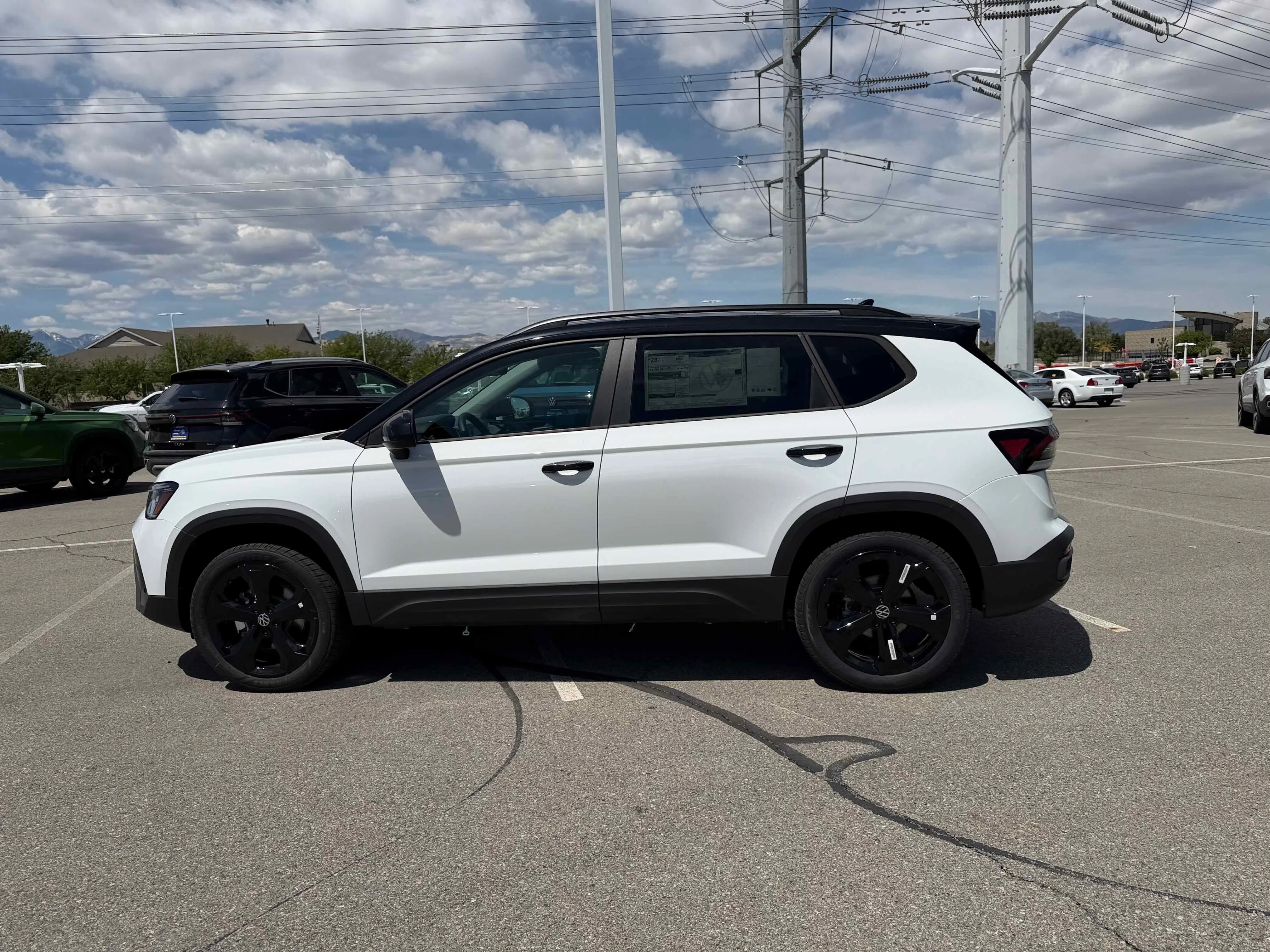 New 2026 Pure White Volkswagen SE Black image 2