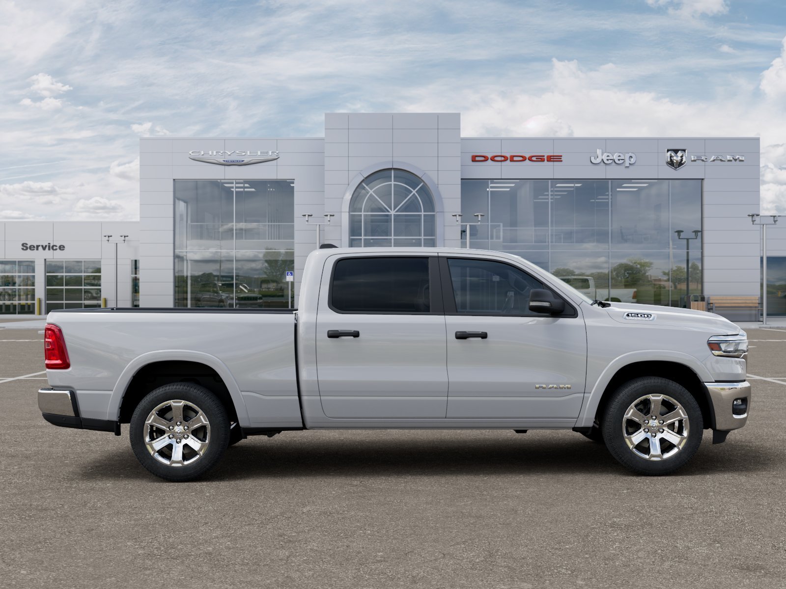 New 2026 Bright White Clear-Coat Exterior Paint RAM Big Horn/Lone Star image 48