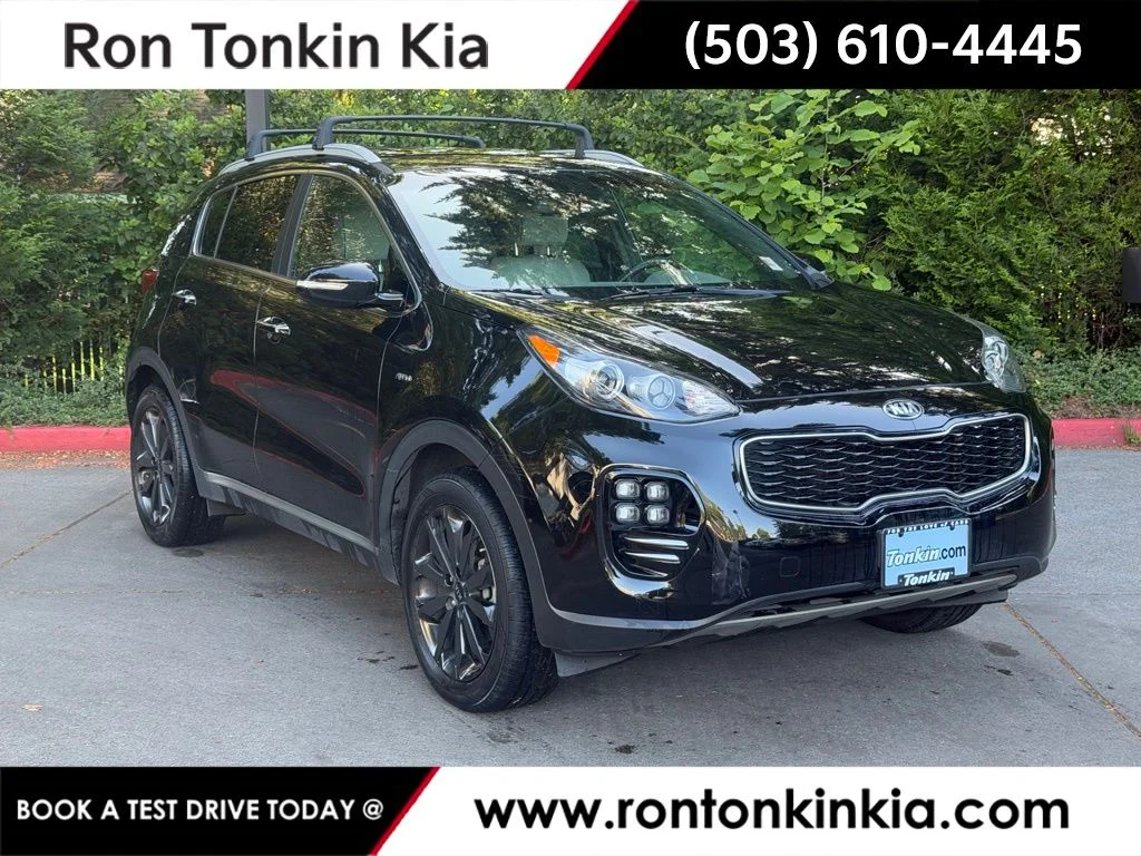 Used 2019 Black Cherry Kia EX image 1
