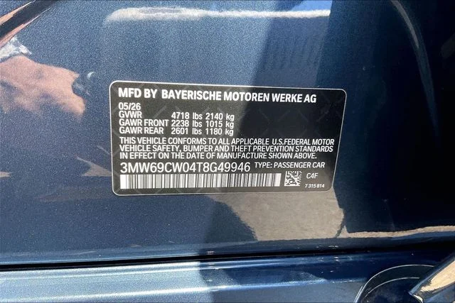 New 2026 Arctic Race Blue metallic BMW 330i image 12