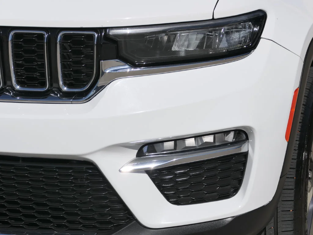Used 2024 Bright White Clearcoat Jeep 4xe image 7