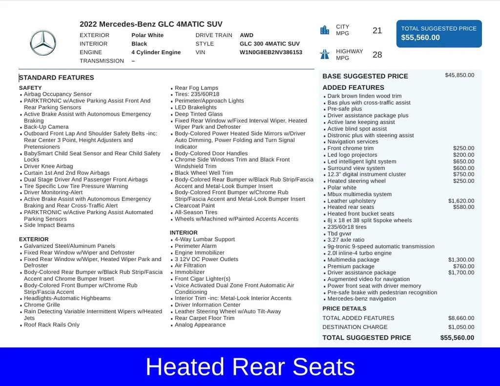 Used 2022  Mercedes-Benz GLC 300 image 6