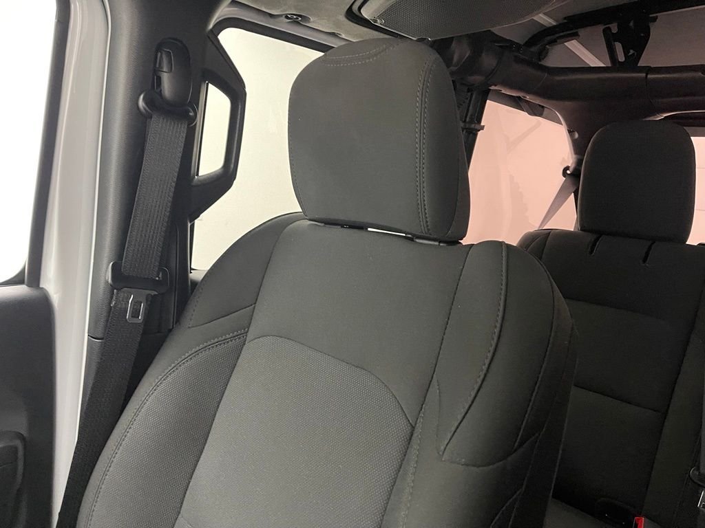 Used 2021 Bright White Clearcoat Jeep Unlimited Willys image 37