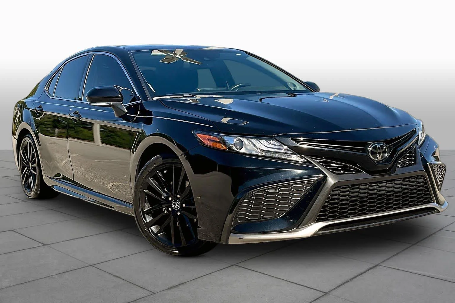 Used 2024 Midnight Black Metallic Toyota XSE image 3