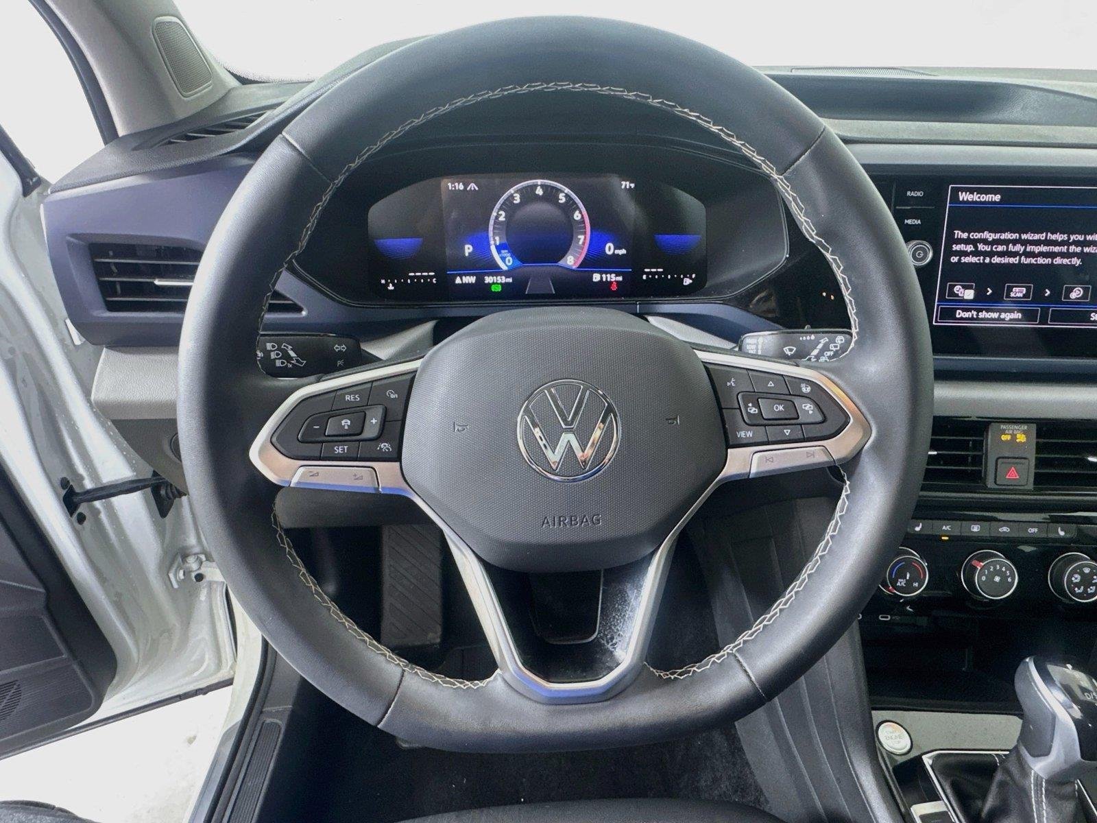 Used 2023 Pure White Volkswagen SE image 11