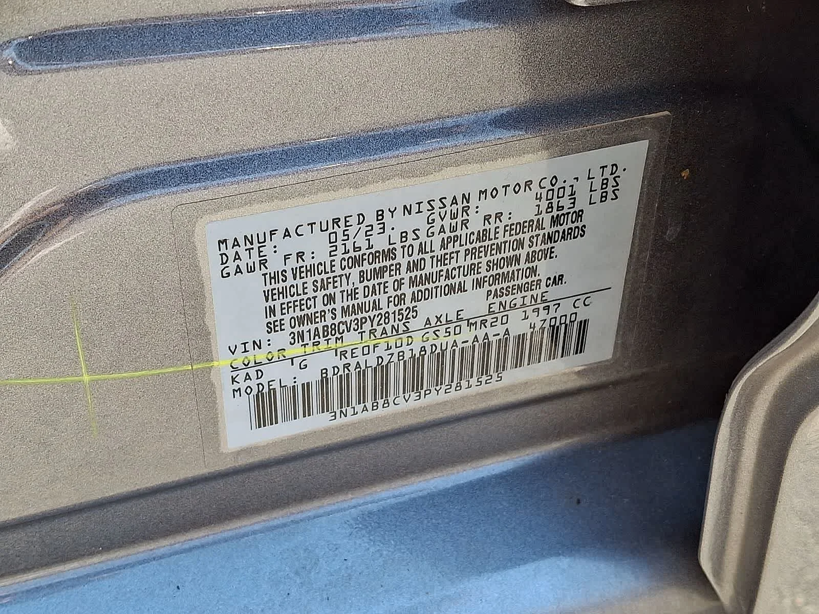 Used 2023 Gun Metallic Nissan SV image 27