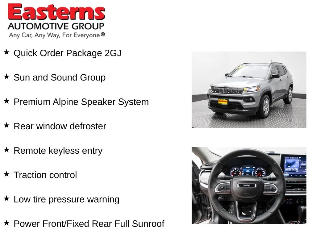 Used 2022 Silver Jeep Latitude image 11