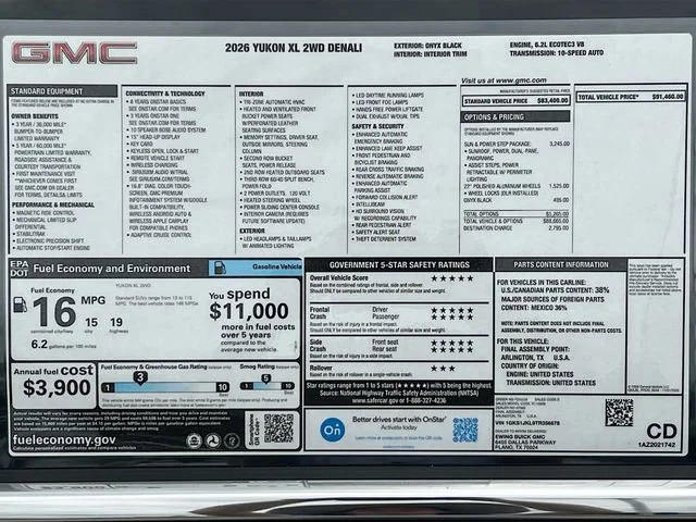New 2026 Onyx Black GMC Denali image 21
