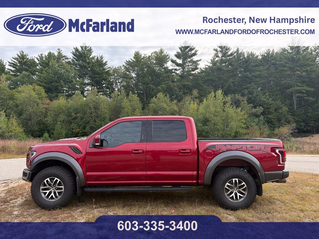 Used 2017 Ruby Red Metallic Ford Raptor image 1