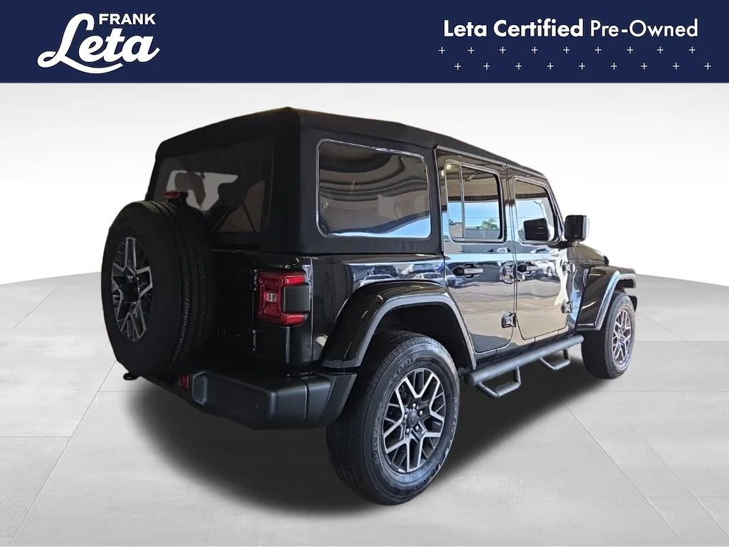 Used 2024 Black Jeep Sahara image 6