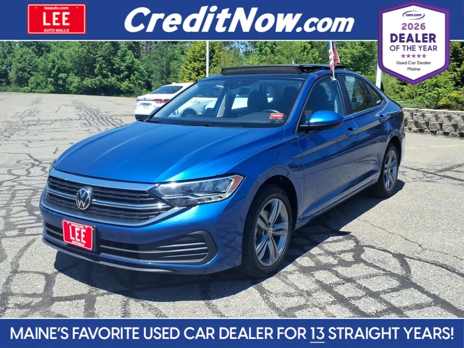 Used 2024 Blue Volkswagen 1.5T SE image 1