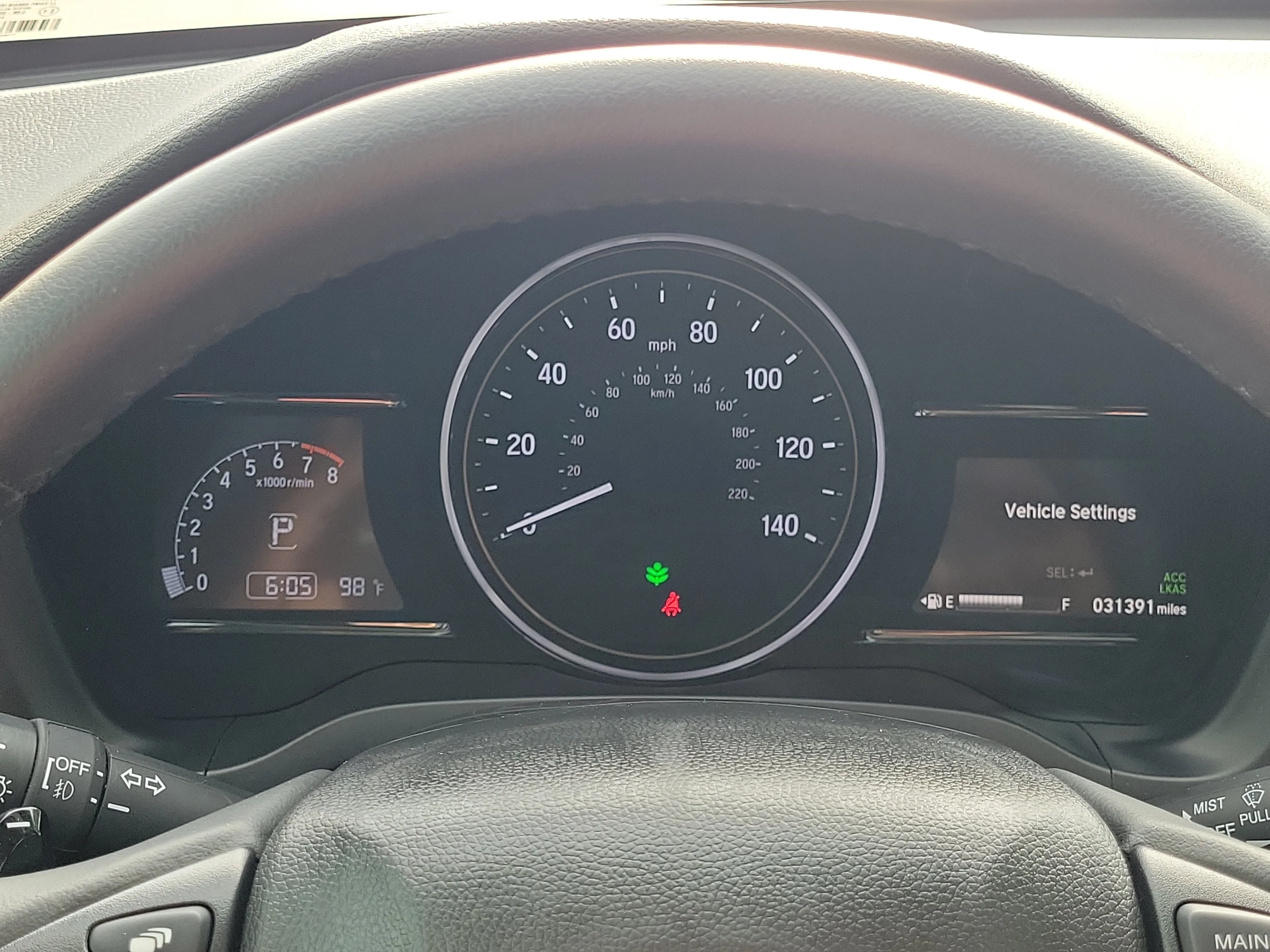 Certified Used 2021 Aegean Blue Metallic Honda EX-L image 21