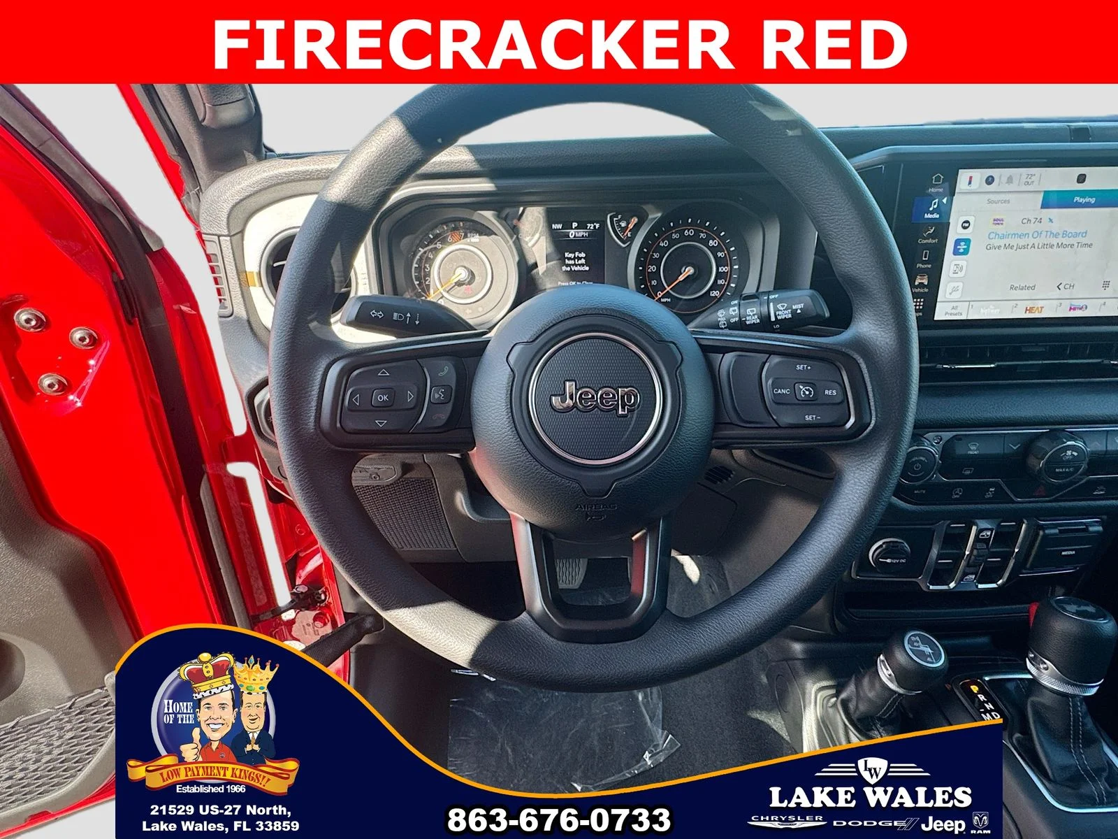 New 2026 Firecracker Red Clear-Coat Exterior Paint Jeep Sport image 10
