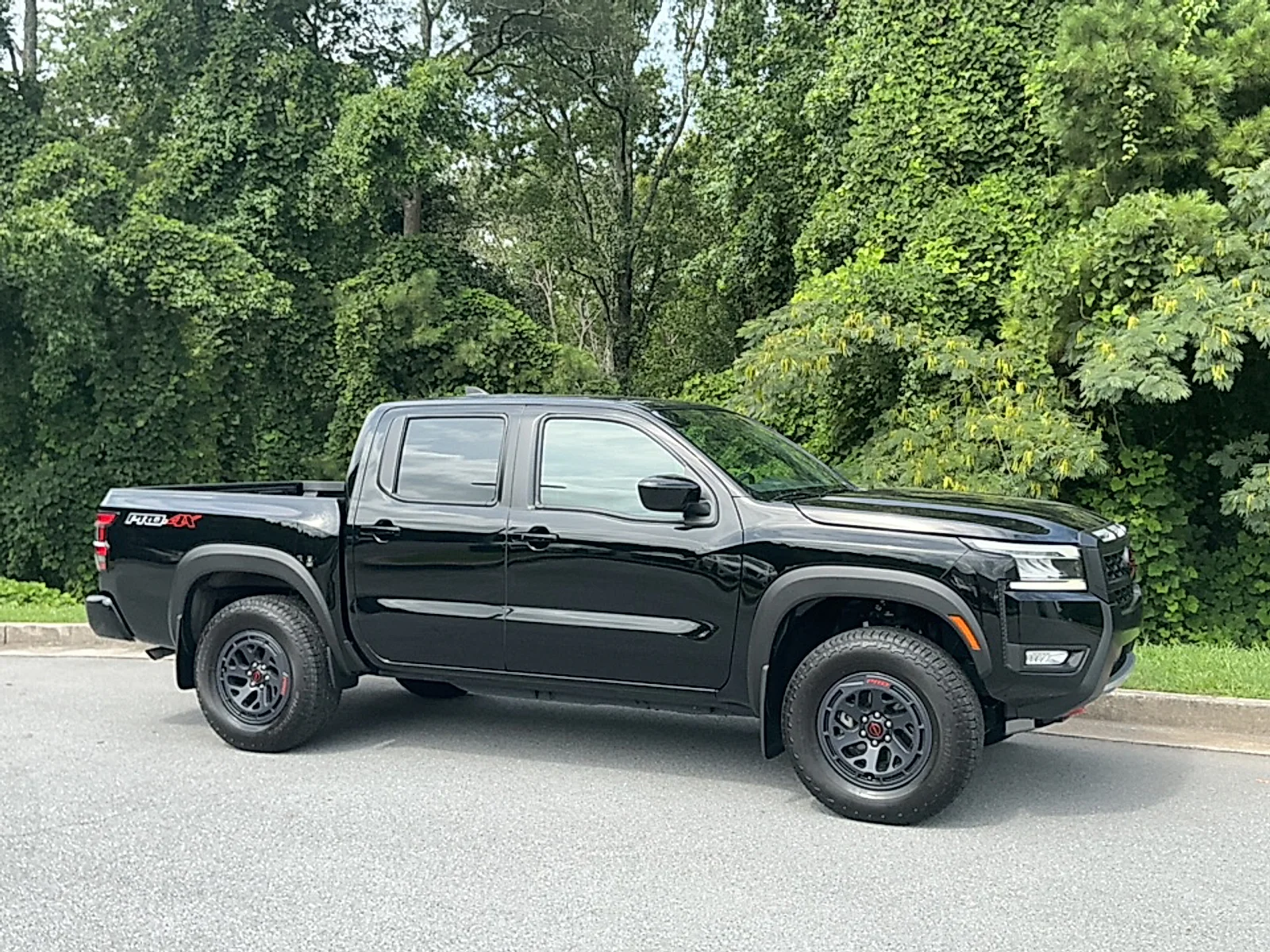 Used 2025 Super Black Nissan Crew Cab PRO-4X 4x4 image 1