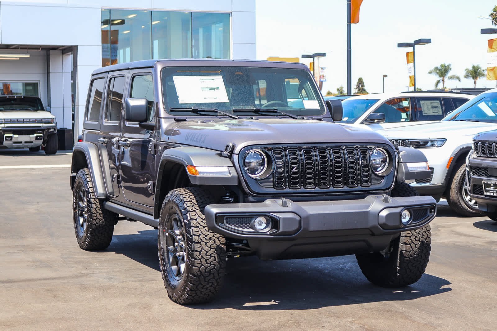 New 2026 Granite Crystal Metallic Clear-Coat Exterior Paint Jeep Willys image 3