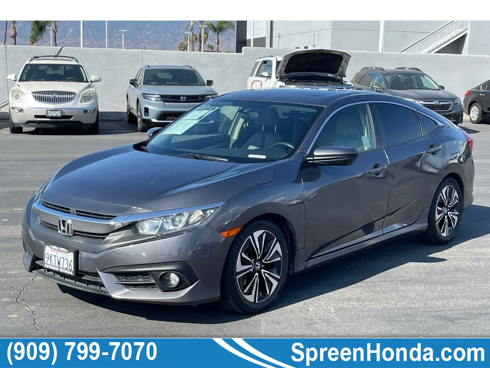 Used 2018 Modern Steel Metallic Honda EX-T image 1